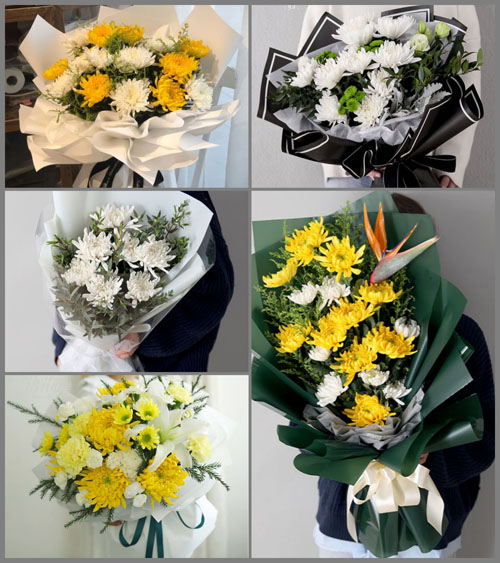 安徽芜湖市无为县陡沟镇张桥村白事花束代送